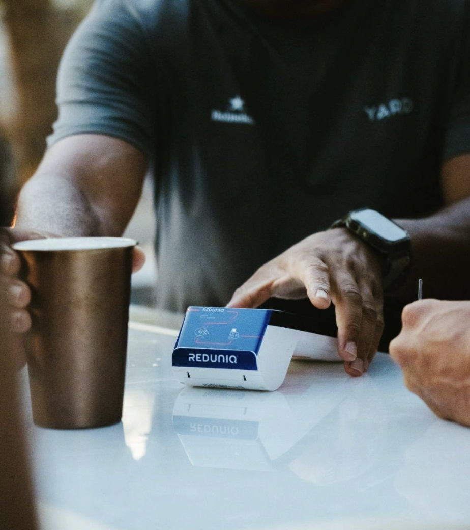 Pagamento processado num terminal ZPOS Payments